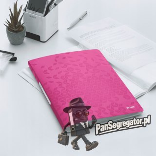 Album ofertowy 20kieszeni LEITZ WOW różowy 46310023