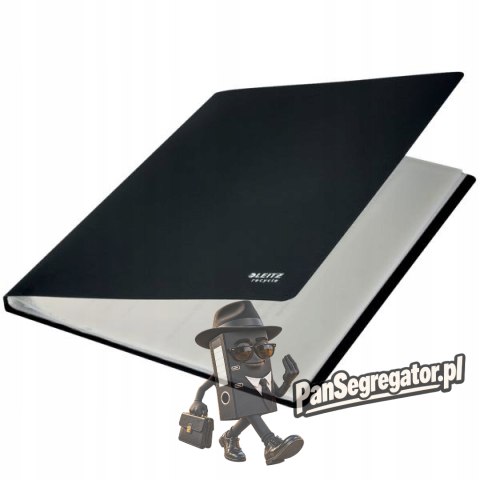 Album ofertowy Recycle 40 koszulek A4 PP, czarny 46770095
