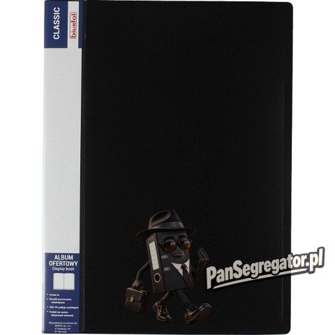 Album ofertowy na dokumenty 30 kieszeni CLASSIC czarny AOF-03-05 BIURFOL