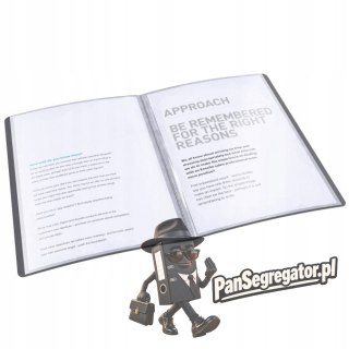 Album ofertowy na dokumenty A4 20 kieszeni VIVIDA biały 623993 ESSELTE