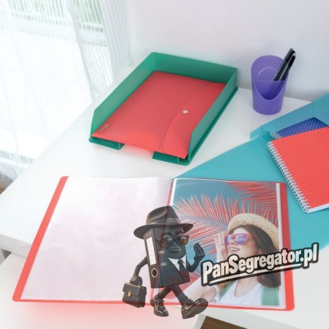 Album ofertowy na dokumenty A4 80 kieszeni Colour`Breeze niebieski 626237 ESSELTE