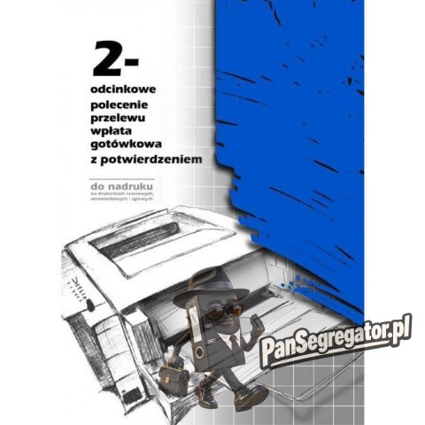 F-111-2 2-odcinkowe polecenie przelewu MICHALCZYK&PROKOP A4 100 kartek