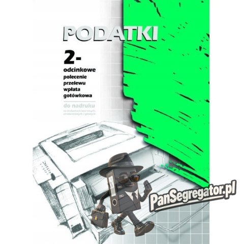 F-130-2 Podatki 2-odcinkowe polecenie przelewu A4 100 kartek MICHALCZYK