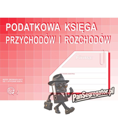 K-1 Podatkowa księga przychodów i rozchodów A4 (wzór obowiązujący od 01.01.2026) MICHALCZYK I PROKOP