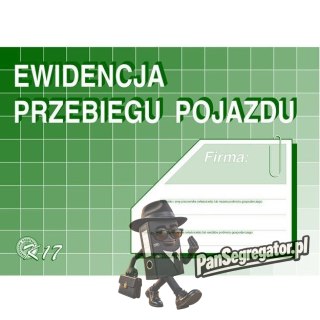K17 Ewidencja przebiegu pojazdu (bez kosztów) A5 Michalczyk i Prokop