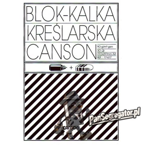 Kalka kreślarska A4 30k 90/95g blok 200005322 CANSON