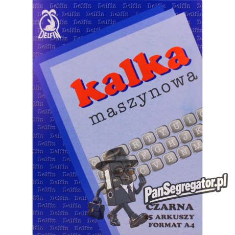 Kalka maszynowa A4 25 arkuszy DELFIN