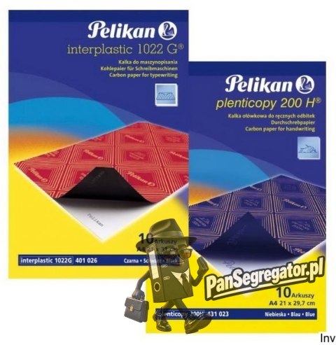 Kalka ołówkowa A4 10ark. 200H niebieska 100401561 PELIKAN