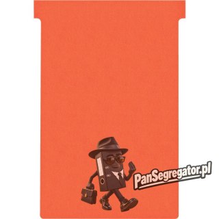 Karteczki T-CARD 4 czerwone (100szt.) 2004003 NOBO