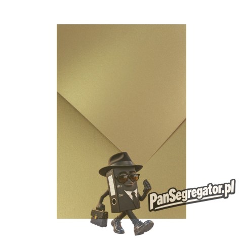 Karton ozdobny A4 MILLENIUM złoty 250g. (20ark.) 200776 Galeria Papieru