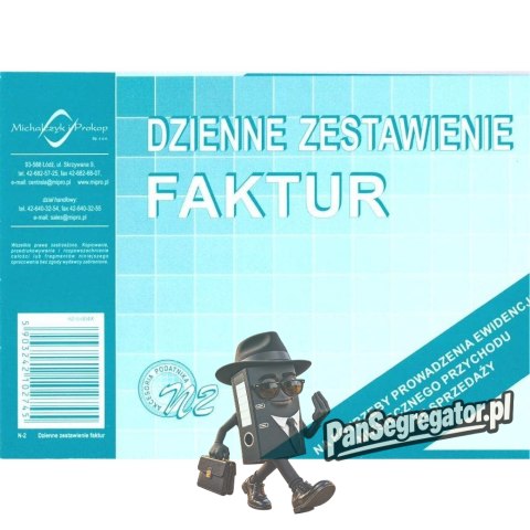 N02 Dziennik zestawienia faktur A6 Michalczyk i Prokop