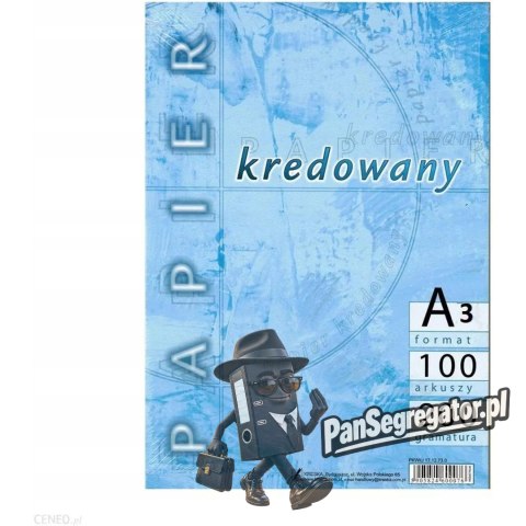 Papier A3 200g kredowany (100) KRESKA