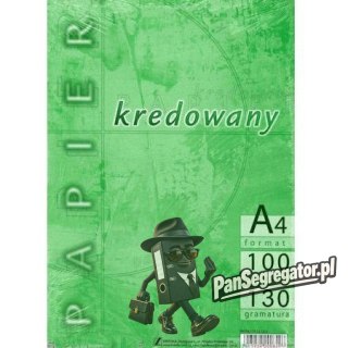 Papier A4 130g kredowany (100) KRESKA