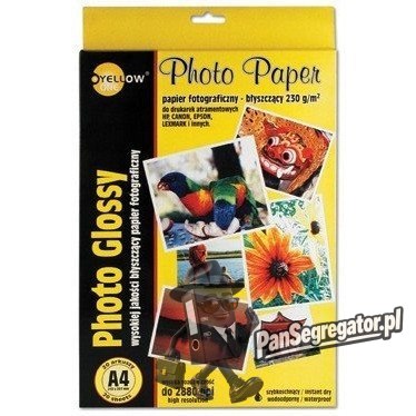 Papier foto YELLOW ONE A4 130g A20 błyszczący (4G130) 150-1177