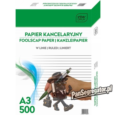 Papier kancelaryjny A3 linia (500) INTERDRUK