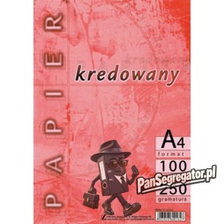 Papier kredowy A4 250g (100) KRESKA