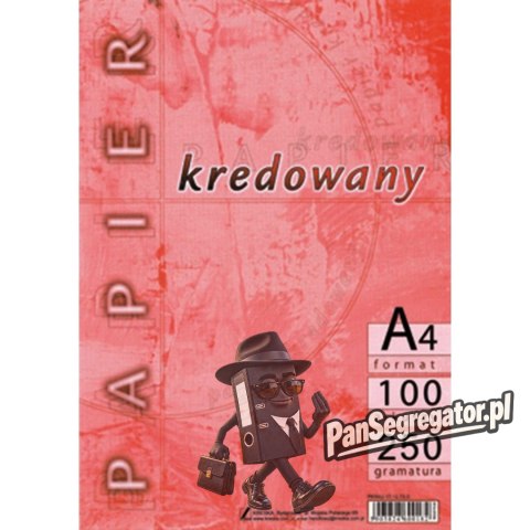 Papier kredowy A4 250g (100) KRESKA