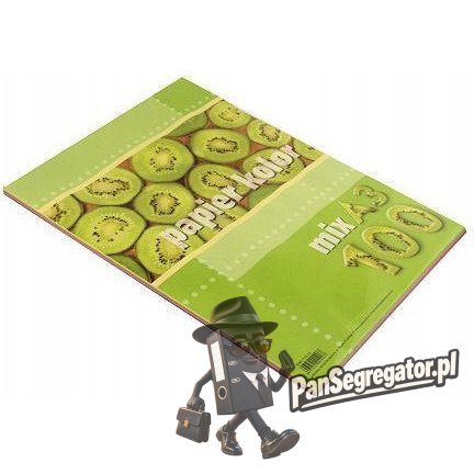 Papier ksero A3 80g KRESKA mix 100ark