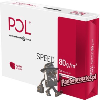 Papier ksero A3 80g POLSPEED ( 5 ryz) klasa białości CIE153