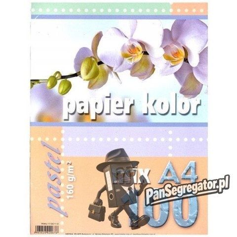 Papier ksero A4 160g KRESKA mix pastel 100ark 20676