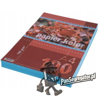 Papier ksero A4 160g KRESKA niebieski 100ark