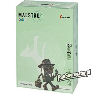 Papier ksero A4 160g MAESTRO COLOR MG28 pastel zielony 250a