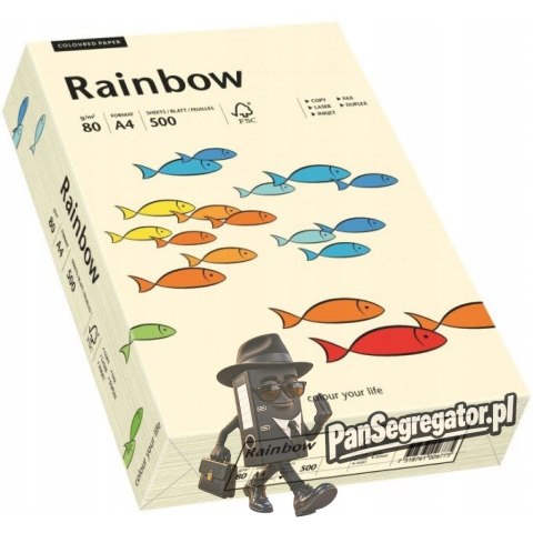 Papier ksero A4 160g RAINBOW R03 kremowy 250ark 88042257