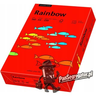 Papier ksero A4 160g RAINBOW R28 ciemnoczerwony 88042483