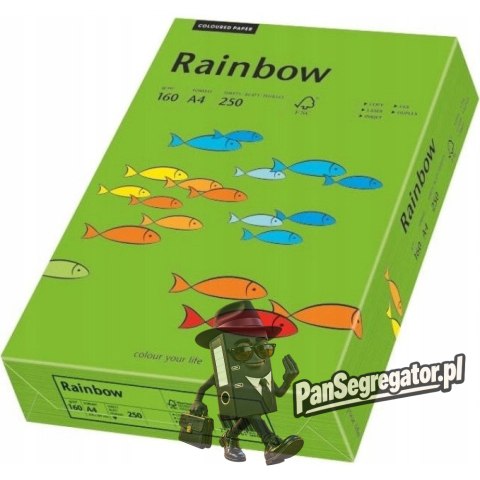 Papier ksero A4 160g RAINBOW R78 ciemny zielony 88042681