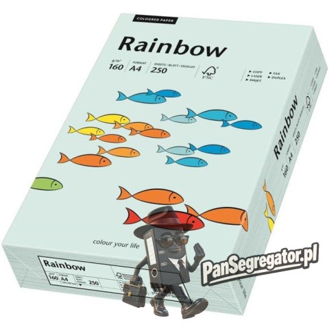 Papier ksero A4 160g RAINBOW R82 jasny niebieski 88042703