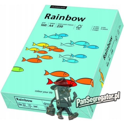 Papier ksero A4 160g RAINBOW R84 morski 250ark 88042725