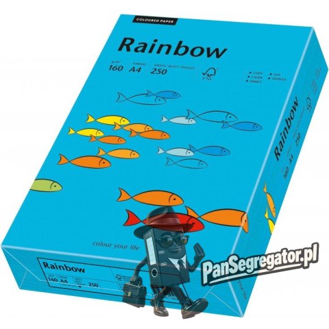 Papier ksero A4 160g RAINBOW R87 niebieski 250ark 88042747
