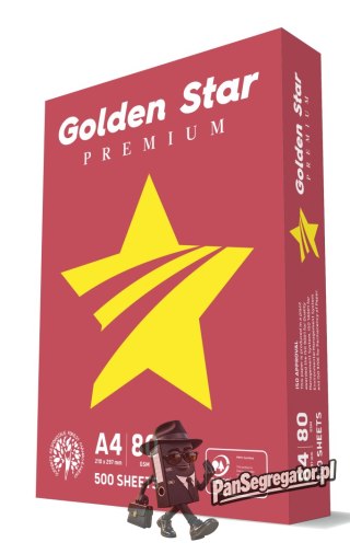 Papier ksero A4 80g (5 ryz) GOLDEN STAR Premium
