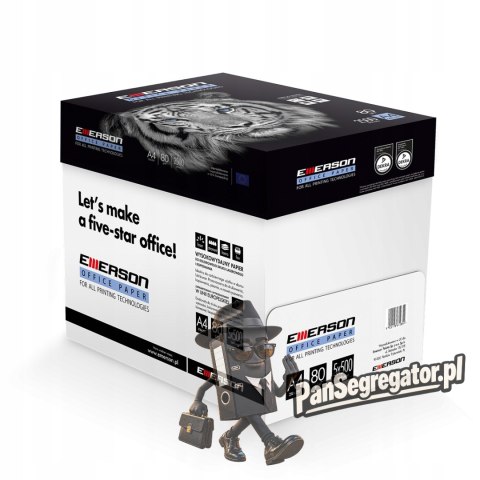 Papier ksero A4 80g EMERSON TIGER (5ryz) klasa białości C