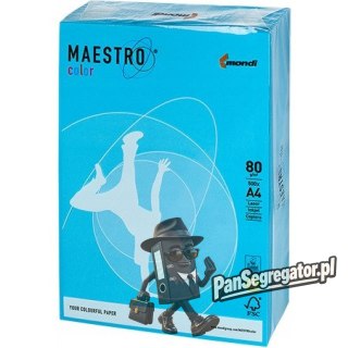 Papier ksero A4 80g MAESTRO COLOR AB48 Intensywny błękitny