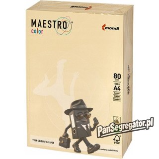 Papier ksero A4 80g MAESTRO COLOR BE66 pastel wanilia/kość słoniowa