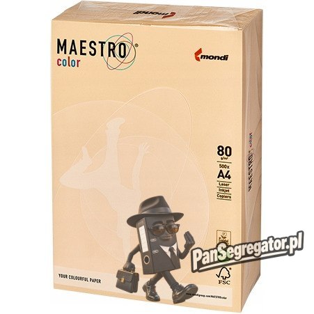 Papier ksero A4 80g MAESTRO COLOR CR20 pastel kremowy