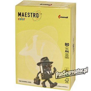 Papier ksero A4 80g MAESTRO COLOR CY39 Intensywny kanarkowy
