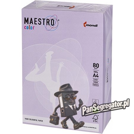 Papier ksero A4 80g MAESTRO COLOR LA12 Trendy lavenda/ametyst