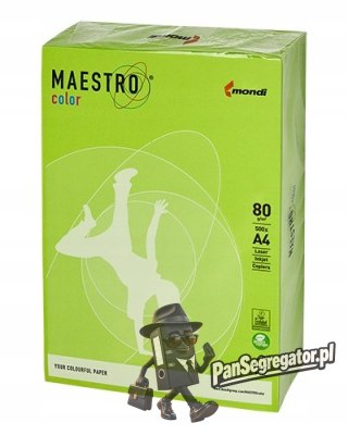Papier ksero A4 80g MAESTRO COLOR MA42 Intensywny zieleń wiosenna