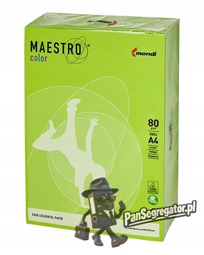 Papier ksero A4 80g MAESTRO COLOR MA42 Intensywny zieleń wiosenna