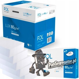 Papier ksero A4 80g POLLUX (5ryz) klasa białości B 161
