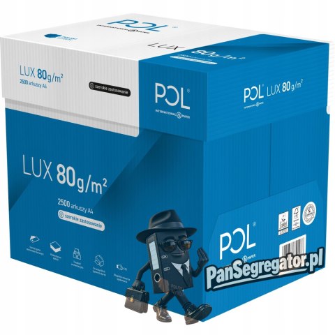 Papier ksero A4 80g POLLUX (5ryz) klasa białości B 161
