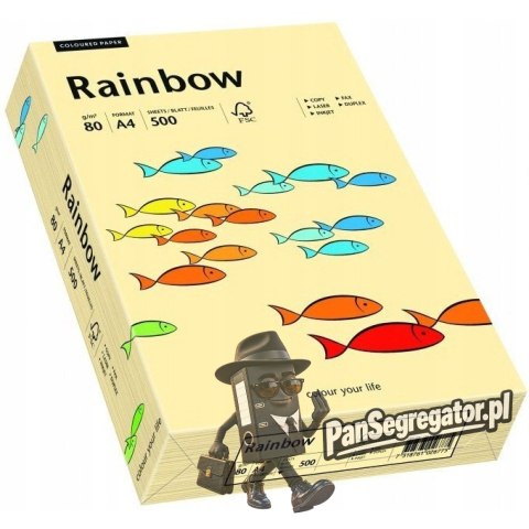 Papier ksero A4 80g RAINBOW R06 kość słoniowa 88042275