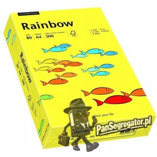 Papier ksero A4 80g RAINBOW R14 słonecznożółty 88042319