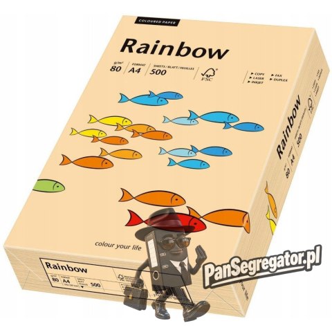 Papier ksero A4 80g RAINBOW R40 łosiosiowy 88042497