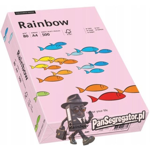 Papier ksero A4 80g RAINBOW R54 jasnoróżowy 88042519