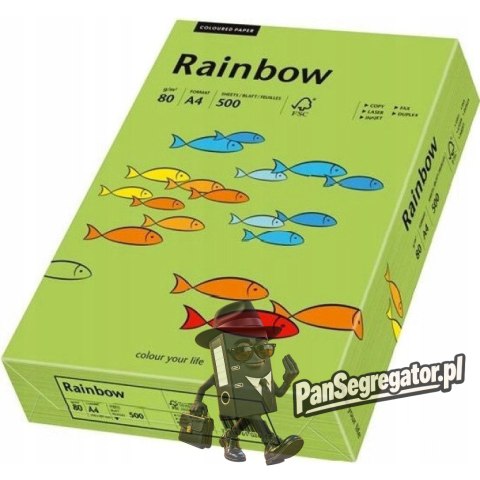 Papier ksero A4 80g RAINBOW R76 zielony 88042651