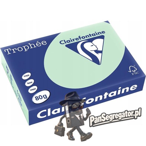 Papier ksero A4 80g TROPHEE XCA41975 zieleń CLAIREFONTAINE