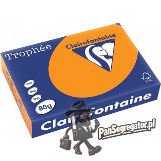 Papier ksero A4 80g TROPHEE pomarańczowy fluo 2978 500ark CLAIREFONTAINEk